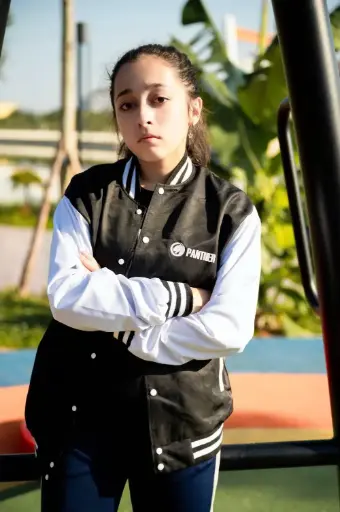 Varsity Jacket – Classic Black & White