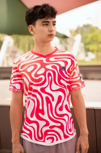 Áo thun Pink Maze – Phiên bản Urban Flow
