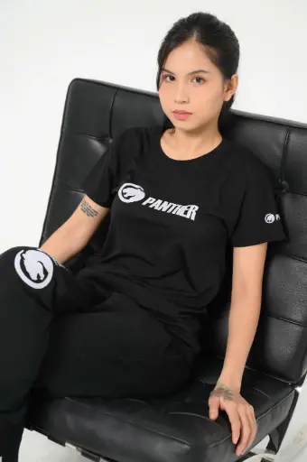 Panther Black Tee – Sleek & Bold